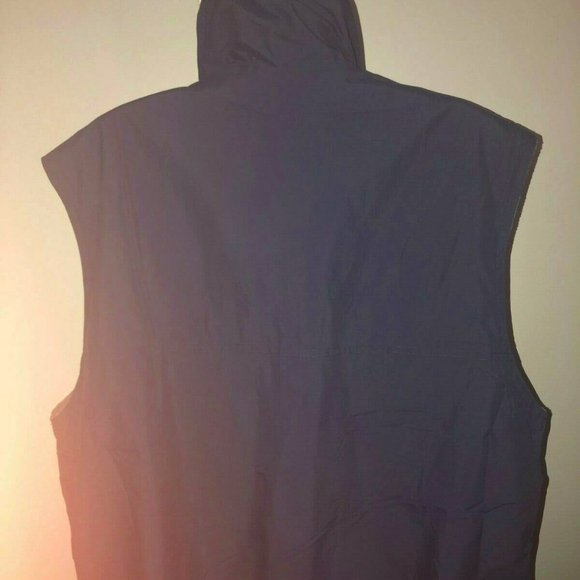 NAVIS MEN’S OUTDOOR SAILING NAVY BLUE FLEECE LINED ZIP VEST - Picture 6 of 6